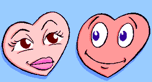 Gif animé coeurs amoureux